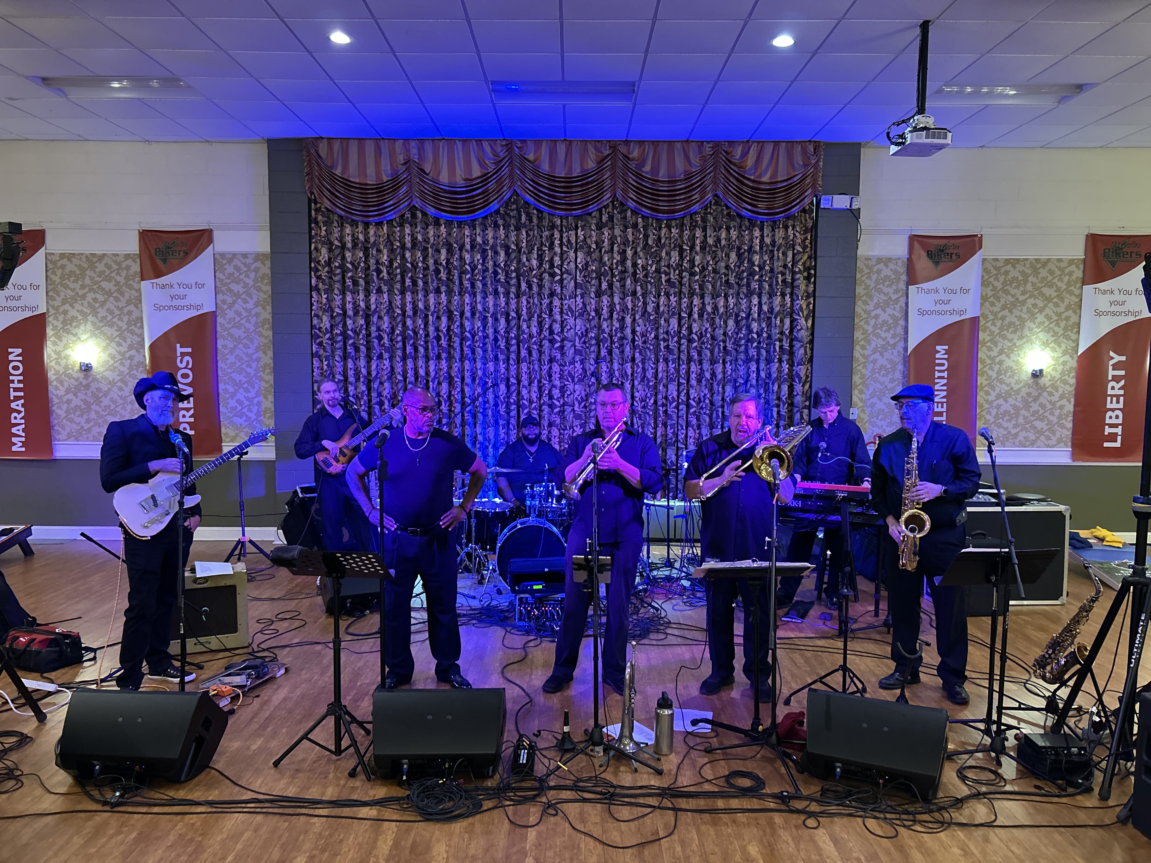 The Domino Band performing live